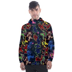 Dead Head Deadhead Grateful Dead Men s Front Pocket Pullover Windbreaker by Cemarart