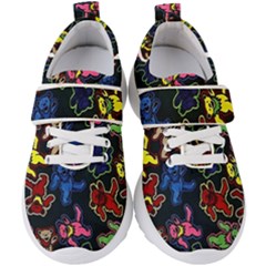 Dead Head Deadhead Grateful Dead Kids  Velcro Strap Shoes by Cemarart