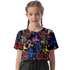 Dead Head Deadhead Grateful Dead Kids  Basic T-shirt by Cemarart