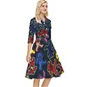 Dead Head Deadhead Grateful Dead Classy Knee Length Dress View2