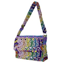 Grateful Dead Full Print Messenger Bag (s) by Cemarart