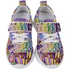 Grateful Dead Kids  Velcro Strap Shoes by Cemarart