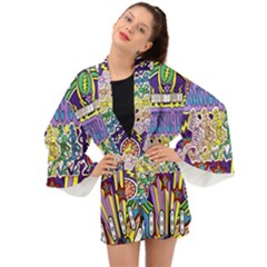 Grateful Dead Long Sleeve Kimono by Cemarart