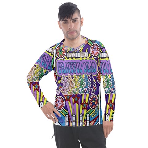 Grateful Dead Men s Pique Long Sleeve T-shirt by Cemarart