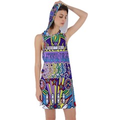 Grateful Dead Racer Back Hoodie Dress by Cemarart