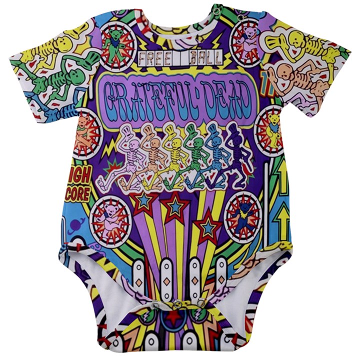 Grateful Dead Baby Short Sleeve Bodysuit