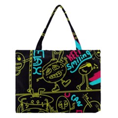 Keep Smiing Doodle Medium Tote Bag