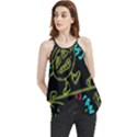 Keep Smiing Doodle Flowy Camisole Tank Top View1