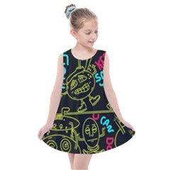 Keep Smiing Doodle Kids  Summer Dress