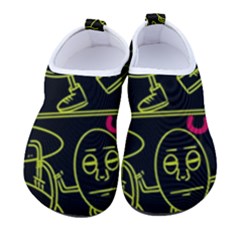 Keep Smiing Doodle Kids  Sock-style Water Shoes by Cemarart