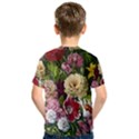 Parrot Painting Flower Art Kids  Sport Mesh T-Shirt View2