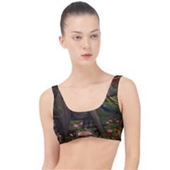 Jungle Of Happiness Painting Peacock Elephant The Little Details Bikini Top