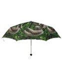 Sloth In Jungle Art Animal Fantasy Folding Umbrellas View3