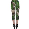 Sloth In Jungle Art Animal Fantasy Capri Leggings  View2