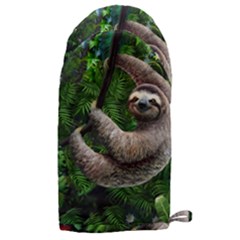 Sloth In Jungle Art Animal Fantasy Microwave Oven Glove by Cemarart