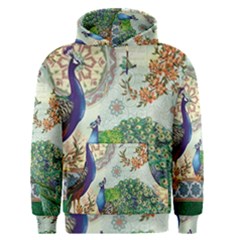 Royal Peacock Feather Art Fantasy Men s Core Hoodie by Cemarart