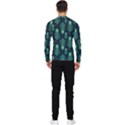 Peacock Pattern Men s Long Sleeve Rash Guard View2