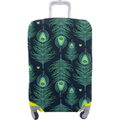 Peacock Pattern Luggage Cover (large)