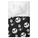 Jack Print, White, Before, Plain, Black, Simple, Christmas Duvet Cover (Single Size) View1