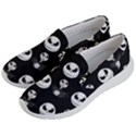 Jack Print, White, Before, Plain, Black, Simple, Christmas Women s Lightweight Slip Ons View2