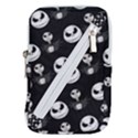 Jack Print, White, Before, Plain, Black, Simple, Christmas Belt Pouch Bag (Small) View1