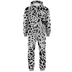 Leopard In Art, Animal, Graphic, Illusion Hooded Jumpsuit (men) by nateshop