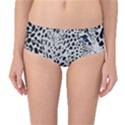 Leopard In Art, Animal, Graphic, Illusion Mid-Waist Bikini Bottoms View1