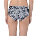 Leopard In Art, Animal, Graphic, Illusion Mid-Waist Bikini Bottoms View2