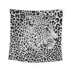 Leopard In Art, Animal, Graphic, Illusion Square Tapestry (small) by nateshop