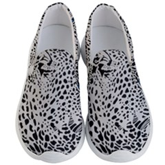 Leopard In Art, Animal, Graphic, Illusion Men s Lightweight Slip Ons by nateshop