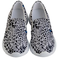 Leopard In Art, Animal, Graphic, Illusion Kids Lightweight Slip Ons by nateshop