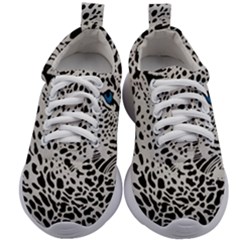 Leopard In Art, Animal, Graphic, Illusion Kids Athletic Shoes by nateshop