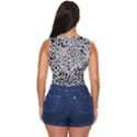 Leopard In Art, Animal, Graphic, Illusion Women s Sleeveless Wrap Top View4