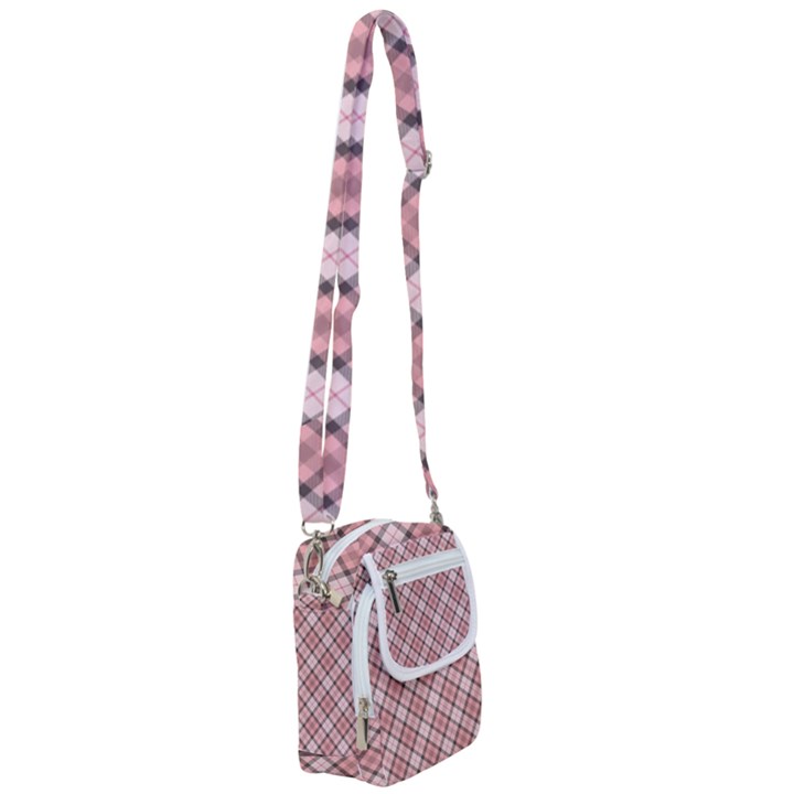 Pink Burberry, Abstract Shoulder Strap Belt Bag