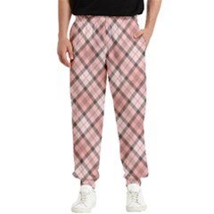 Pink Burberry, Abstract Men s Elastic Waist Pants by nateshop