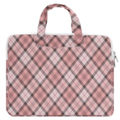 Pink Burberry, Abstract Macbook Pro 13  Double Pocket Laptop Bag by nateshop