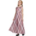 Pink Burberry, Abstract Kids  Satin Sleeveless Maxi Dress View2