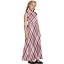 Pink Burberry, Abstract Kids  Satin Sleeveless Maxi Dress View3