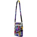 Cartoon Graffiti, Art, Black, Colorful Multi Function Travel Bag View2