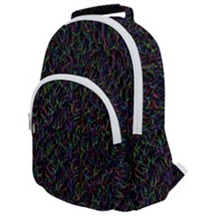 Amoled Noise, Rounded Multi Pocket Backpack by nateshop