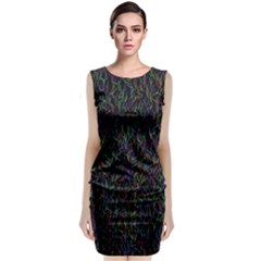 Amoled Noise, Sleeveless Velvet Midi Dress