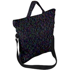 Amoled Noise, Fold Over Handle Tote Bag by nateshop