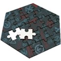 Background, Creed Wooden Puzzle Hexagon View3