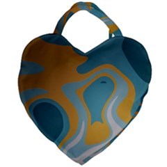 Cartoon, Elma, Corazones Giant Heart Shaped Tote by nateshop