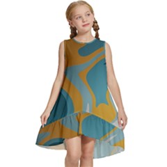 Cartoon, Elma, Corazones Kids  Frill Swing Dress by nateshop