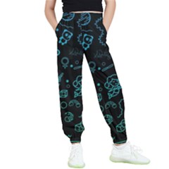 Cartoon, Halloween, Black, Dark Kids  Joggers by nateshop