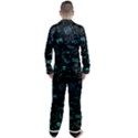 Cartoon, Skull, Dark, Dead Men s Long Sleeve Satin Pajamas Set View2