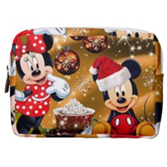 Cartoons, Disney, Merry Christmas, Minnie Make Up Pouch (medium) by nateshop