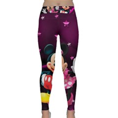 Cartoons, Disney, Mickey Mouse, Minnie Classic Yoga Leggings by nateshop