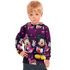 Cartoons, Disney, Mickey Mouse, Minnie Kids  Hooded Pullover by nateshop